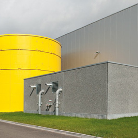 Réservoir de stockage en acier galvanisé jusqu'à 10 000 m3 pour pompiers