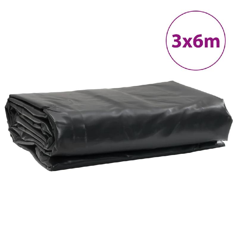 Vidaxl bâche anthracite 3x6 m 650 g/m² 156086_7