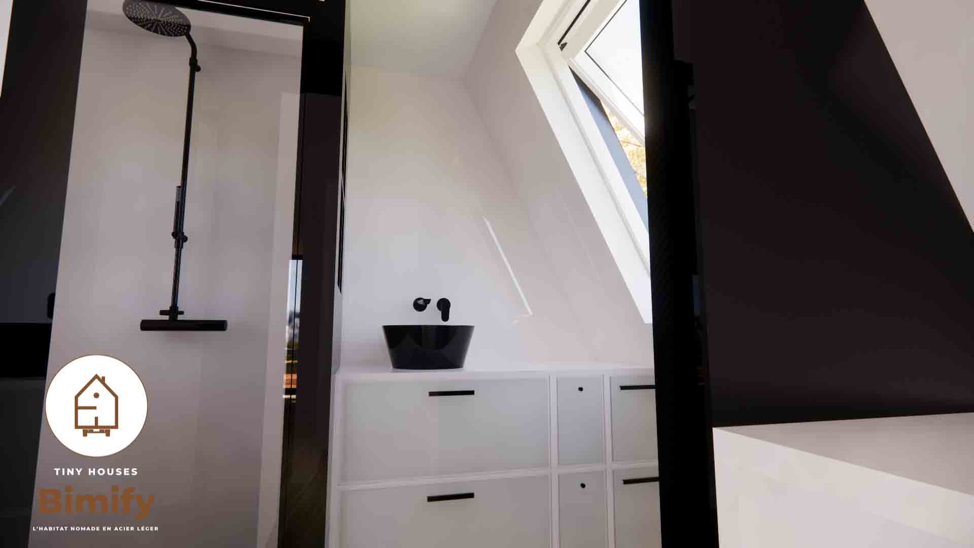 Tiny house avec agencement en kit à monter soi-même