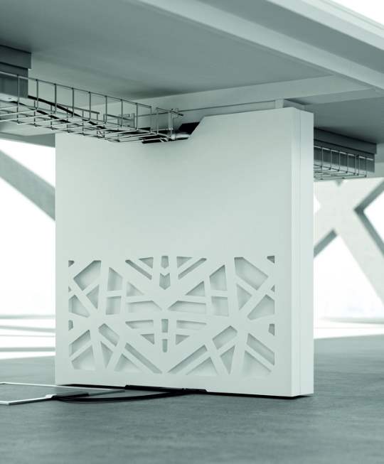 Bureau de direction en mélamine ou verre laqué - Charmant, rigoureux et simple - X8_7