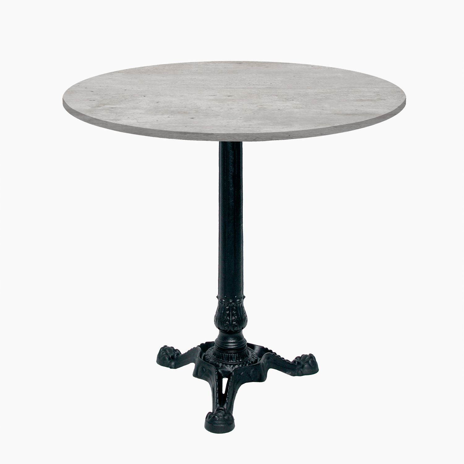 Table bistrot Bistrotab - piétement en fonte, choix de plateaux sur mesure, usage intérieur et extérieur_7