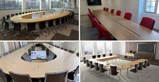 Table haute direction NATURE-BOIS - ébénisterie - 9 essences de bois - formes et dimensions sur-mesure_7