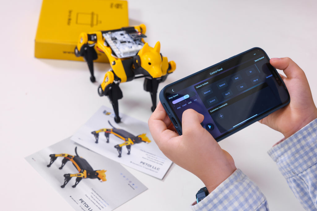 KIT ROBOT CHIEN MINI STEM LOISIR OPEN SOURCE BITTLE PETOI OPENCAT À MONTER ET À PROGRAMMER_7