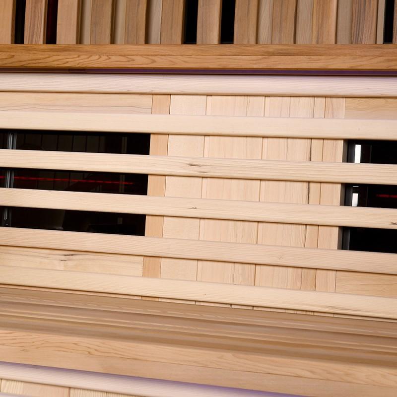 SAUNA COMBI BOREAL® ELÉGANCE PRO 6 - 200X200 INFRAROUGE + VAPEUR_7