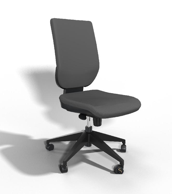 Siège de bureau Tertio haut dossier synchrone - Sokoa - Gris, Non_7