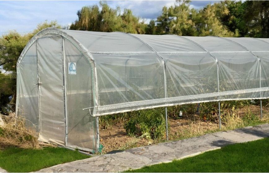 Serre tunnel pied droit pour une meilleure optimisation d'accès aux cultures  - 4 SAISONS_7