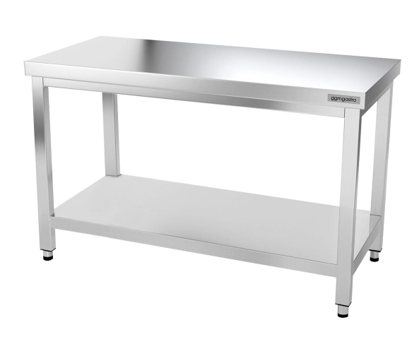Tables Inox centrales Premium avec Etagère - P 600 mm | Ggm - 1000_7