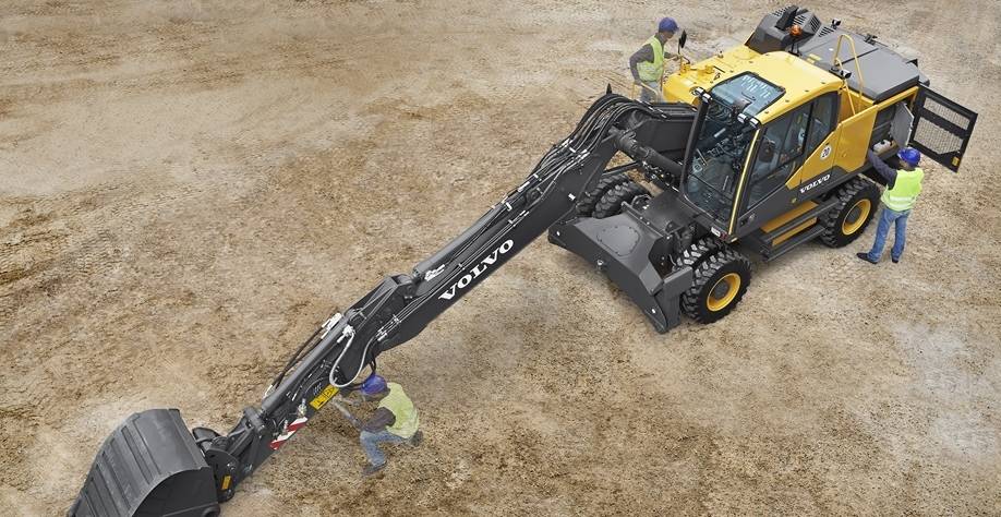 EW180E PELLES HYDRAULIQUES MOYENNES SUR PNEUS VOLVO 18 200 - 20 300 KG / 129 KW_7