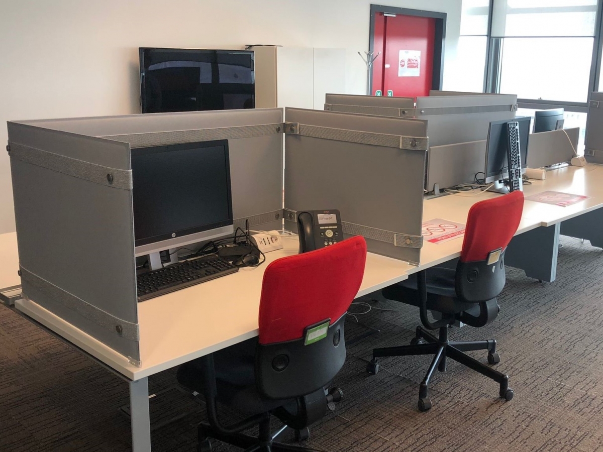 Panneaux phoniques en polyester pour call center - OVERSIZE - grandes dimensions avec technologie Snowsound_7