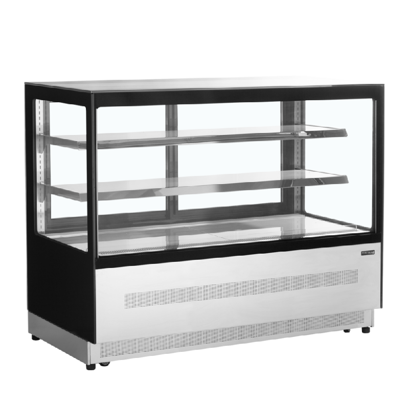 Comptoir réfrigéré LPD1500F/BLACK - haut de gamme avec vitre double vitrage et froid ventilé_7