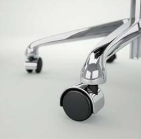 Fauteuil de Direction cuir Creta - Mobel Linea - cuir noir_7