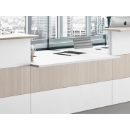 Banque d'accueil modulable et personnalisable - PROGRESS - Design élégant et matériaux haut de gamme_7