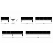 Banquette modulaire Slam-soft - système de poutres polyvalent pour espaces réduits_7