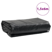 Vidaxl bâche anthracite 1,5x6 m 650 g/m² 156092_7
