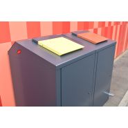 Abri poubelle Wastebio - Design esthétique, accessibilité PMR, collecte biodéchets 120 à 240L - Made in France_7