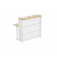 Banque d'accueil classique et fonctionnelle WELLO - Modules personnalisables et finitions modernes_7