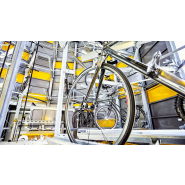 Parking vélo automatisé sécurisé avec accès RFID à faible encombrement pour vélos - Jusqu'à 120 vélos - Version tour - Wöhr BIKESAFE_7