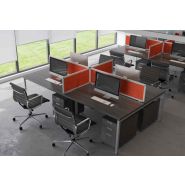 Cloison acoustique REY - mélamine, tissu ou acoustique - 9 coloris mélamine et 19 coloris tissu_7