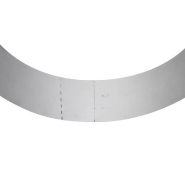 Vidaxl clôture de pelouse flexible 20 pcs acier galvanisé 100x14 cm 271784_7