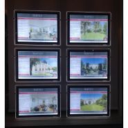 Porte-affiche LED Mega - 6000 lumens - Formats A4 et A3 - Gravure personnalisée_7