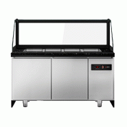 Saladette TORONTO - L1500 mm - Noire - 2 portes - 4x GN 1/1 - P900_7