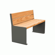Bancs ligne KUB acier et bois_7