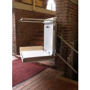 Plateforme monte escalier  courbe entièrement automatisée pour les escaliers tournants avec ou sans changement de pente_7