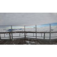 Paravent télescopique élégant pour brasseries et hôtels