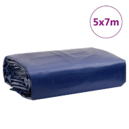 Vidaxl bâche bleu 5x7 m 650 g/m² 156177_7