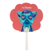 Éventail sur-mesure avec poignée en plastique et papier stratifié - Impression logo - Quantité minimale 100 pcs_7