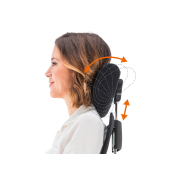 Siège de bureau avec inclinaison d'assise ajustable par levier