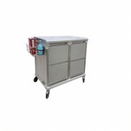 Chariot de soin hospitalier Weecart - 2 colonnes, configuration modulable pour stockage et transfert de médicaments et instruments_7