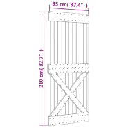 Vidaxl porte narvik 95x210 cm bois massif de pin 154446_7