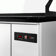 Saladette TORONTO - L2550 mm - Noire - 4 portes - 6x GN 1/1 - P900_7