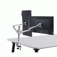 Bras articulé écran double fixe métal SAMY_7