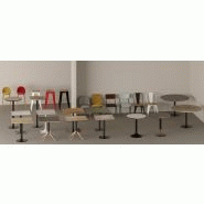 Table New York - Restootab, élégante et urbaine avec piétement en fonte, plateaux personnalisables_7