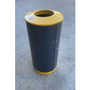 Poubelles tri sélectif en métal galvanisé - extérieur/intérieur - acier galvanisé - 9 litres_7