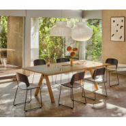 Bureau de direction moderne avec pieds en bois - Viga_7