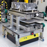 Véhicule à guidage automatique (VGA) - Équipements sur mesure pour manipulation de plateaux de chargement - mk technology group_7