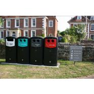 Cache conteneur et abris poubelles robuste et personnalisable