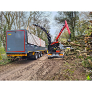 Broyeur de branches avec rotor polyvalent à 6 couteaux