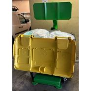 Compacteur et tasseur de bac BP660 à BP1100 L pour ordures ménagères et déchets alimentaires_8