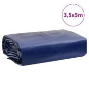 Vidaxl bâche bleu 3,5x5 m 650 g/m² 156169_7