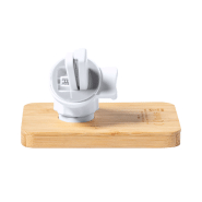 Chargeur support téléphone pour voiture - magnétique en bambou avec chargeur rapide 15W et fixation réglable_7