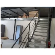 Mezzanine industrielle autoporteuse sur mesure - capacité 350 kg/m²_7