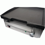 Plancha électrique lisse en FONTE - L 440 mm | Buffalo - DC901_7