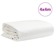 Vidaxl bâche blanc 4x4 m 650 g/m² 156184_7