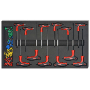 Vidaxl chariot à outils pour atelier avec 1125 outils acier rouge 142248_7