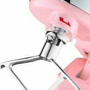 Mixer planétaire - 7 L - jusqu'à 2 kg de pâte - rose | Maxima - 09300151_7