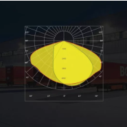 Projecteur LED en applique avec détecteur de mouvement - 20W à 30W - DETEC - Étanche IP65 - 140 Lumens/W_7